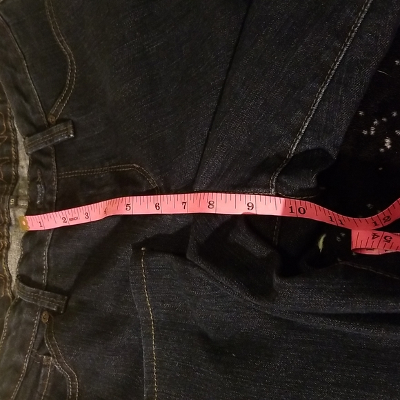 WAS  $89  JAG JEANS Sz 10 Low Rise Boot Leg  Dark wash zipp… - Picture 10 of 17